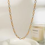 Addison zweifarbige Goldkette