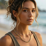 Addison zweifarbige Goldkette