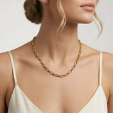 Addison zweifarbige Goldkette