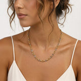 Addison zweifarbige Goldkette