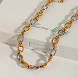 Addison zweifarbige Goldkette